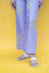 Bayan Hand-Embroidered Lavender Pant